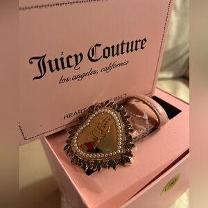 NEW Original JUICY COUTURE
Heart Belt Logo Brand Buckle
Pink/Gold Boxed L/XL